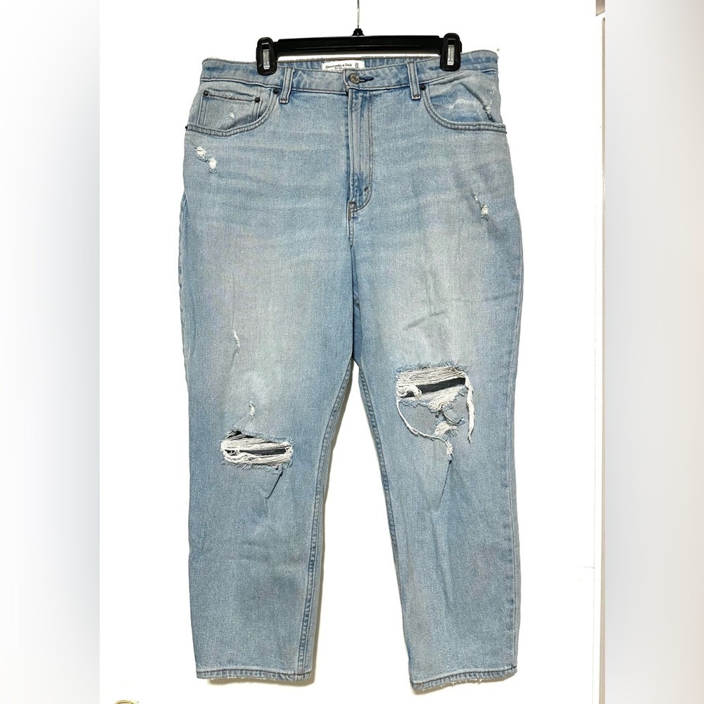 Abercrombie & Fitch Curve Love The Mom High Rise 14